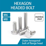 304 Stainless Steel Bolt External Hexagon Screw Extension Screw Screw M6/M8