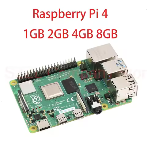 Original Raspberry Pi 4 Model B 4B RAM 2GB 4GB 8GB Core 1.5Ghz 4K Micro HDMI-compatible Pi 4B