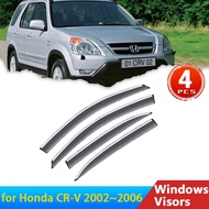 Deflectors for Honda CR-V CRV CR V 2002~2006 2005 RD4~RD9 Accessories Car Side Window Visors Rain E