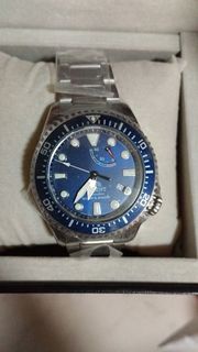 ORIENT 潛水錶 藍面 200m not seiko g shock