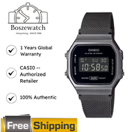 นาฬิกาดิจิตอลสายตาข่าย Casio Vintage รุ่น #A168WEMB-1B