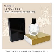 TYPE F : Perfume Packaging Box | Kotak gift perfume special For Diptyque Bottle 30ml (KOTAK SAHAJA) 