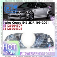 Clear Marker Signal Blinker Corner Parking Light Lamp for - E46 3 Series Coupe 1999-2001 63126904307