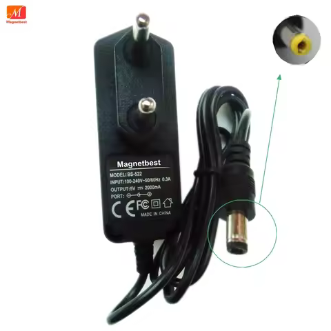 5V 2A 10W AC/DC Adapter For Zoom AD-14 H4n，H4n Pro, ARQ AR-96, AR-48, UAC-2, R16, R24 Portable Recor