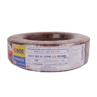 BCC สายไฟ IEC01 (THW) 1x2.5 Sqmm. ยาว 100 เมตร |ROL|