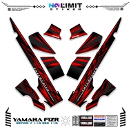 YAMAHA F1ZR STRIPING MOTIF 14 YAMAHA F1Zr 2004 STICKER VARIATION FIZR DUAL CLOTH SS TWO