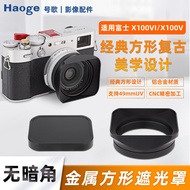 No. Song Fujifilm/Fuji X100 Series Camera Square Metal Hood X100VI X100V Accessories