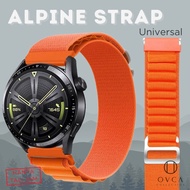 Samsung Huawei Amazfit Garmin Watch Strap Nylon Fabric ALPINE OVCA Watch Strap