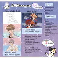 [CLOSED] 90s Anime style Digital Art Commission✨