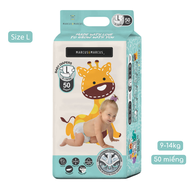 Tã Giấy Dành Cho Bé Marcus & Marcus (Tã Quần Tã Dán Gói Lớn Gói Du Lịch Nhiều Size)