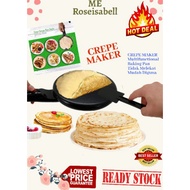 🔥HOT ITEM READY STOCK🔥CREPE MAKER PAN ELEKTRIK KUALI BUAT LEMPENG MULTIFUNCTION MURAH