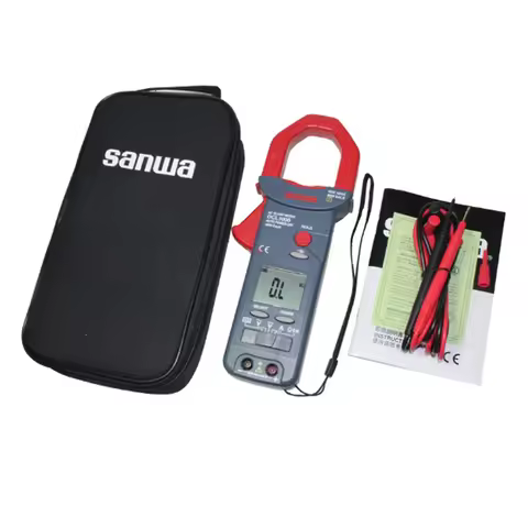 Sanwa DCL1000 AC Clamp Meter Clip On Ammeter AC 1000A Voltage 600V On-Off Multimeter