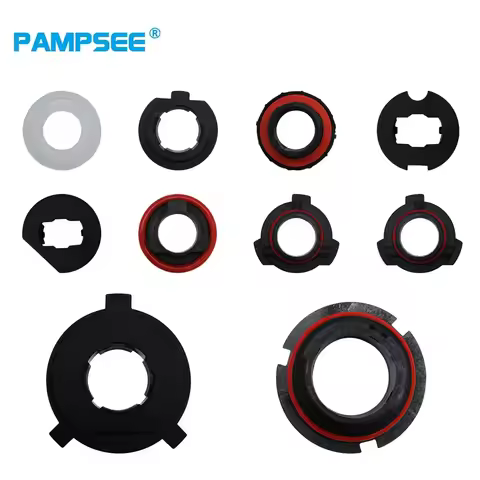 PAMPSEE 2PC H1 H3 H4 H7 H8 H9 H11 H13 9004 9005 9006 9007 880 Adapter Holder Base Sockets Retainer f