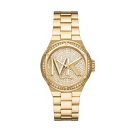 MICHAEL KORS WATCHES Michael Kors Lennox Three-Hand Gold-Tone Stainless Steel Watch