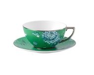 Wedgwood Jasper Conran 翠玉鳳凰寬口花茶杯碟1入組