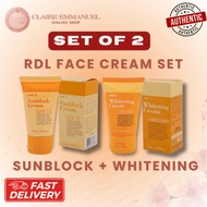 RDL Sunblock + Whitening Face Cream Set 25mL