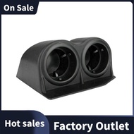 For  C5 C6 1997-2013 C111-030 Black Travel Water Auto Dual Cup Holder System