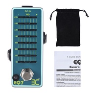 ENO EX EQ7 Guitar Equalizer Effect Pedal 7-Band EQ Full Metal Shell True Bypass Mini Effect Pedal Gu