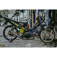 knalpot Pekajaman Original Jupiter z Vega zr 200CC Kolong Drag Bike Stainless original racing jogja Asli Bebek Jupiter z juraganknalpotjogja