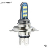 JaneDream Motorcycle 12V 12 SMD HeadLight Bulbs H4 BA20D PX15D LED Hi Lo H6 BA20D Head Light Lamp