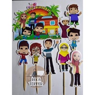 OMAR DAN HANA TOPPER  CAKE READY STOCK DAN CUSTOM