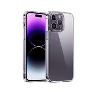 Ốp Trong Suốt 13/14/15 Pro Max Bảo Vệ Camera Likgus Crystal Diamon Camshield Viền Dẻo Chống