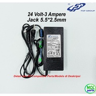 24V 3A Power Supply Adapter 24 VOLT 3 Ampere 5.5x2.5 FSP Group Inc.