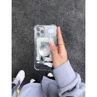 Exhibit Blue Ivory Iphone Case