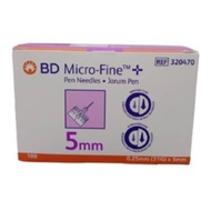 BD Micro-Fine Plus Pen Needles 5mm 31g (100 Pcs)