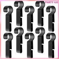 100PCS Hard Hat Light Clips: Anti- Helmet Headlamp Clips Black - Hardhat Headlamp Safety Buckle for 