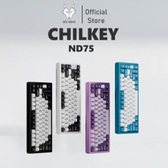 [HN - HCM EXPRESS] Chilkey ND75 mechanical keyboard CNC aluminum case | RGB Led | Wireless 3 Modes |