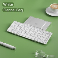 BOW HB066 Folding Keyboard BlueTooth Compact and Portable Rechargeable Keyboards Suitable for Mobile