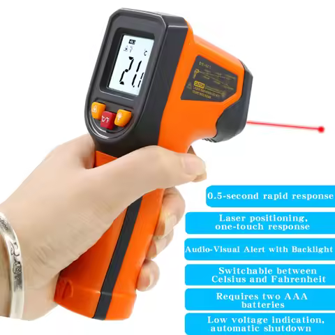 NJTY T400 T600A High Precision Infrared Thermometer, Water Thermometer, Baking and Kitchen Industria