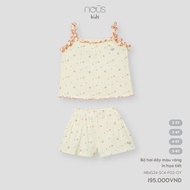 Nous - Set of two yellow wires printed 2Y 3Y 4Y 5Y - SS24.T4b - ZN132A