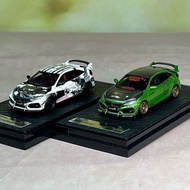 YM MODEL 1: 64 CIVIC CIVIC Type R FK8 Transparent Cover Resin Car MODEL