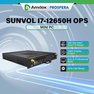 Amdox Sunvol I7-12650H OPS Mini PC Windows 10/11