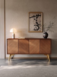 中古實木 復古 餐邊櫃 Sideboard  矮櫃 Low cabinet推拉门超窄  客廳抽屜櫃 床位櫃 儲物櫃 Lockers free delivery（免費送貨 ） 展示櫃 Display C