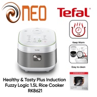 Tefal Healthy &amp; Tasty Plus Induction Fuzzy Logic 1.5L Rice Cooker RK8621 - 2 YEARS WARRANTY