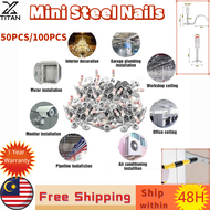 XTITAN Mini Manual Steel Nails Gun Round Nail Pipe Clamp Nail Steel Rivet Gun Nail Tufting Gun Nail Wire Fastening Nail Concrete Rivet Tool Wall Anchor Pipe Wood Wall Tool Anchor Wire Slotting Device Ceiling Artifact Nail Puncher Pisto