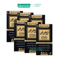 [Bundle of 6] Okamoto 002 0.02 Hydro Condoms Pack of 8s