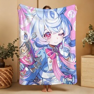Blanket Throw Sigewinne Super Cosy Plush Living Room Genshin Sofa Impact Couch Childish Birthday Gif