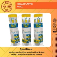 OVAL PLASTIC CUPTenten 12oz/ 14oz/16oz/18oz/22oz [50pcs] Plastic Cup Disposable Cup