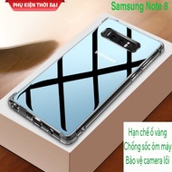 Samsung Note 8 Flexible Transparent 4-Corner Convex Shockproof Case Strongly Stains