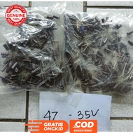 (10 pcs) ELCO ELKO 47UF 35V 47 UF 35 VOLT