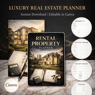Rental Property Planner Digital Download | Landlord Planner | Real Estate Investment Tracker