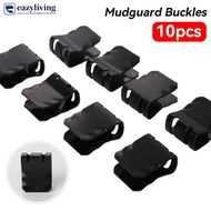 EAZYLIVING 10pcs Car Front Fender Bumper Cover U-shape Clip for Engine Guard Buckle G3H9
