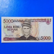 Uang Kuno 5000 Rupiah Teuku Umar 1986 Grade UNC