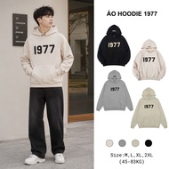 1977 Unisex Hoodie Men and Women Loose Form Streetwear Hooded Sweatshirt