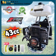 TOYOKAWA TB43PRO 2-Stroke Backpack Brush Cutter Grass Cutter Mesin Rumput Mesin Potong Rumput