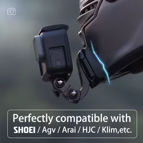 TUYU Premium Customized Helmet Aluminium Chin Mount for GoPro 13 Insta360 DJI Camera for SHOEI GT Ai